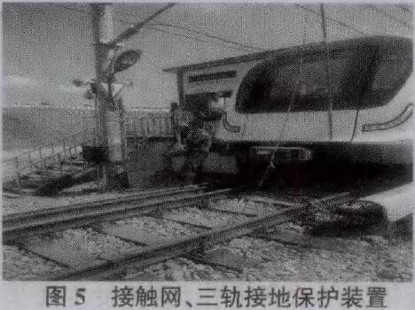 圖5為接觸網(wǎng)、不軌接地保護裝置