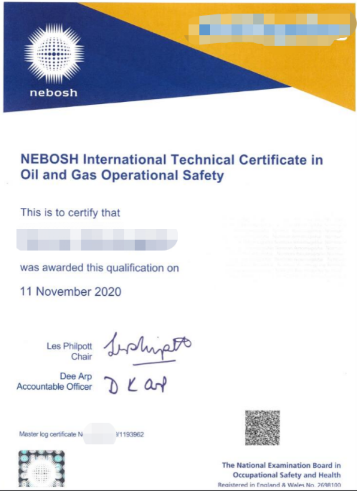 NEBOSH IOGC NEBOSH IOGC